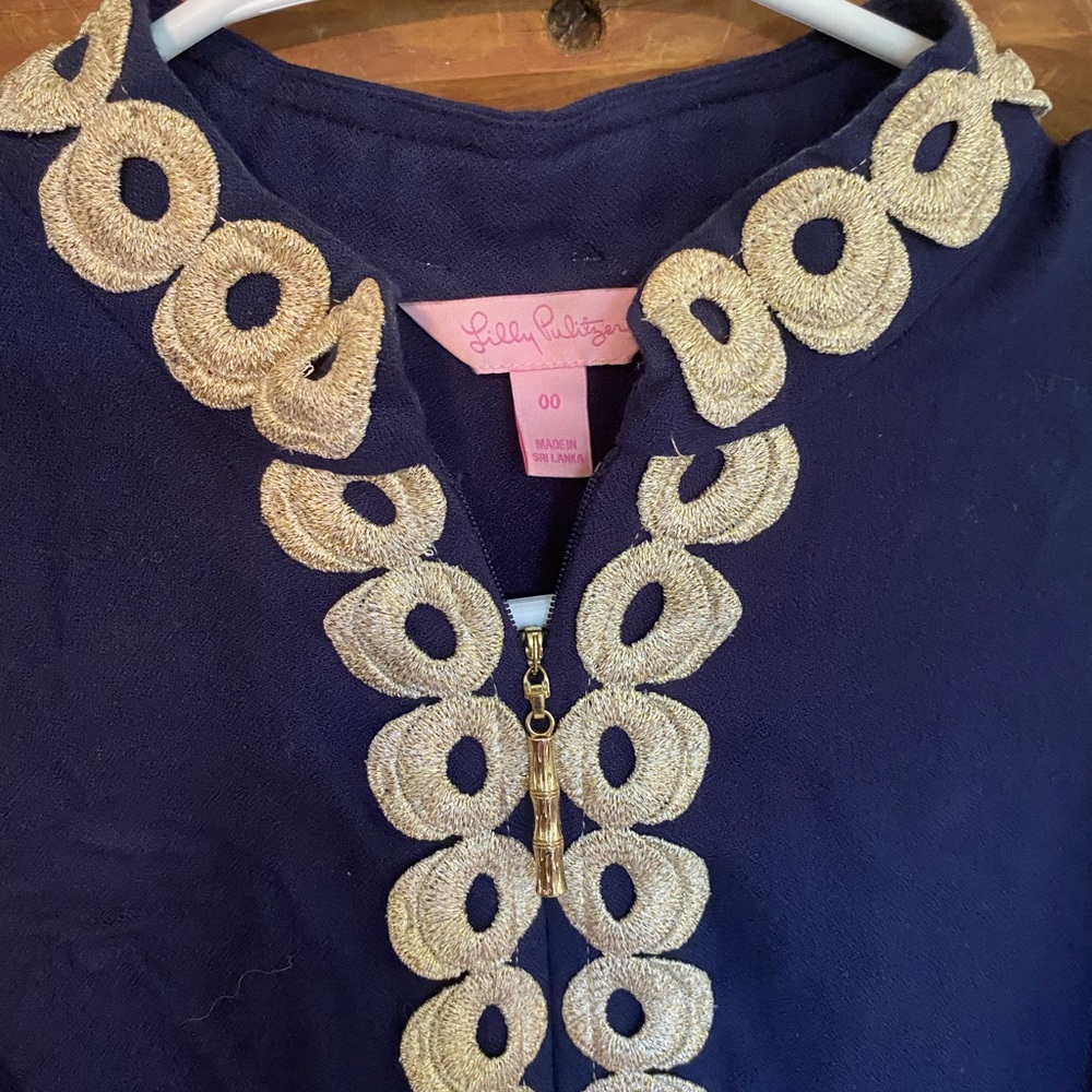 Lilly Pulitzer Jane dress True Navy - Picture 3 of 4